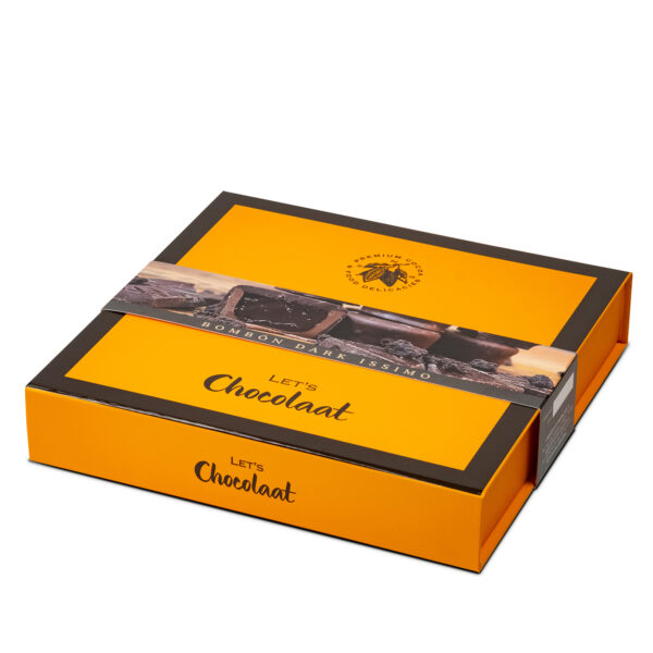 Estuche 150gr Bombón Praliné Dark Issimo