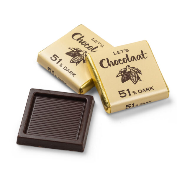 Let's Chocolaat Napolitanas 51%
