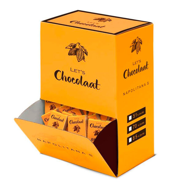Caja Napolitanas de Let's Chocoalaat