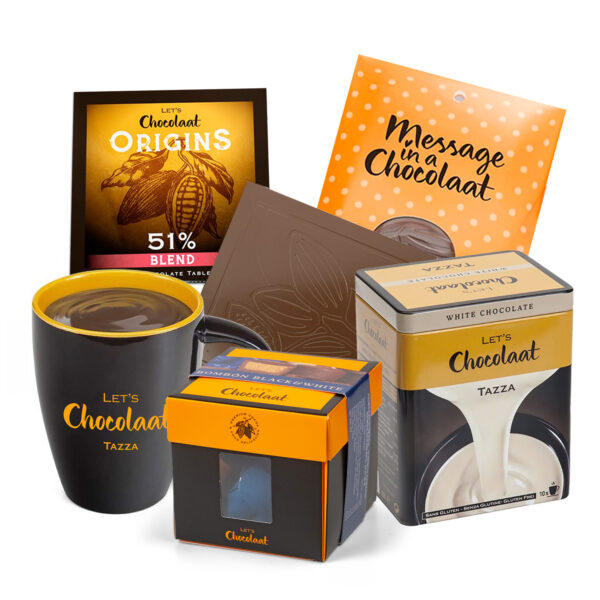 Pack Bombón Black White & Chocolate a la Taza & Cacao 51%
