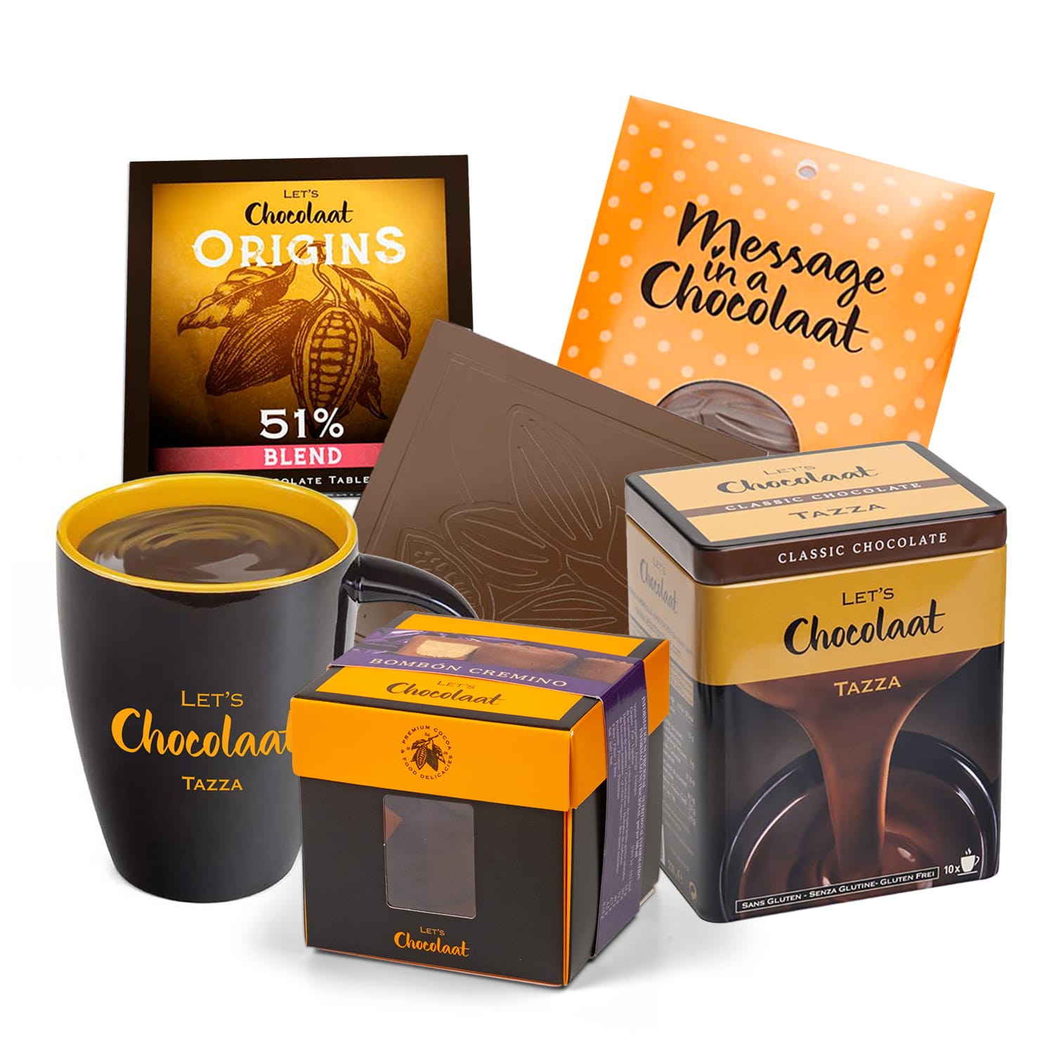 Pack Bombón Cremino & Chocolate a la Taza & Cacao 51%