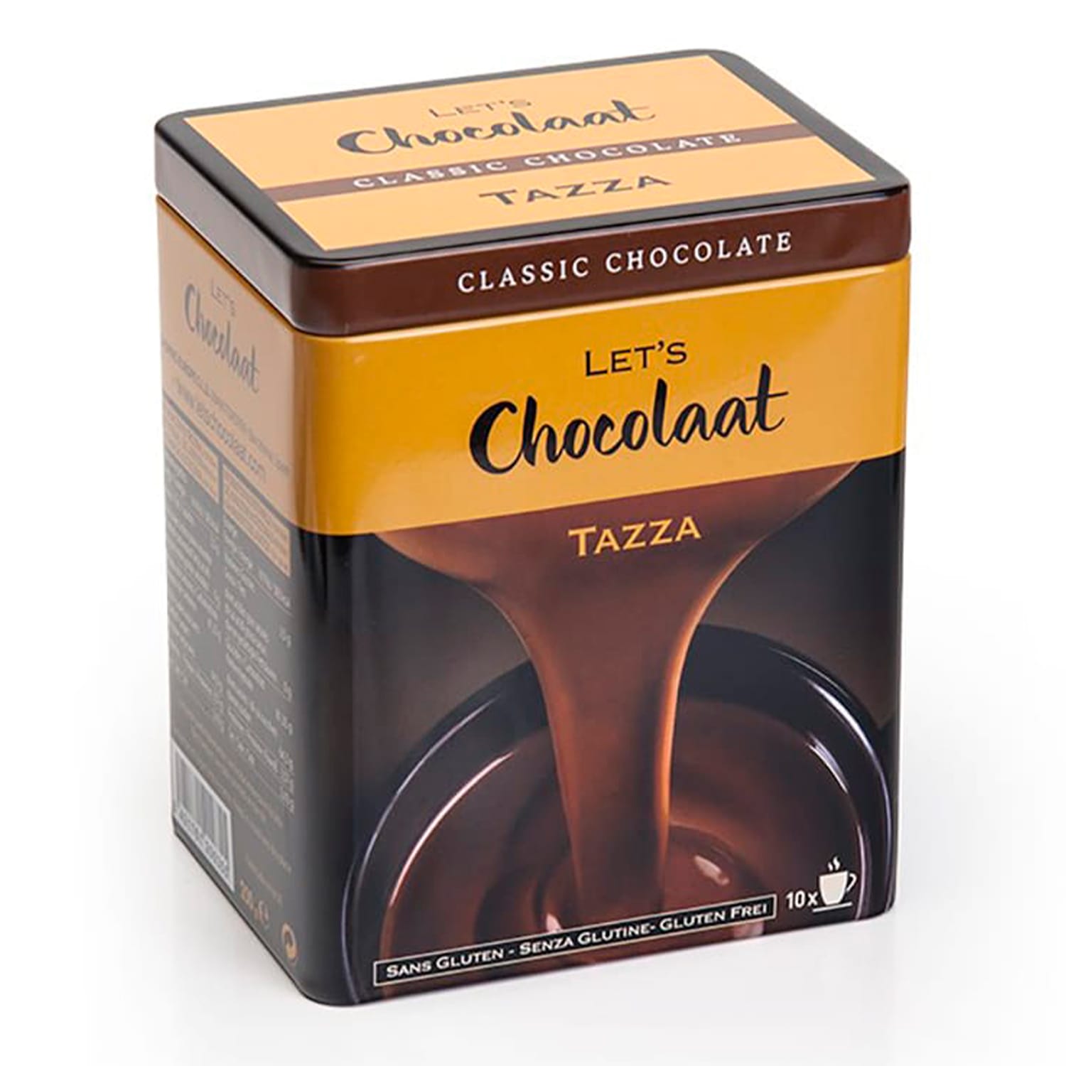 Chocolate a la taza clásico - lata premium 10 sobres