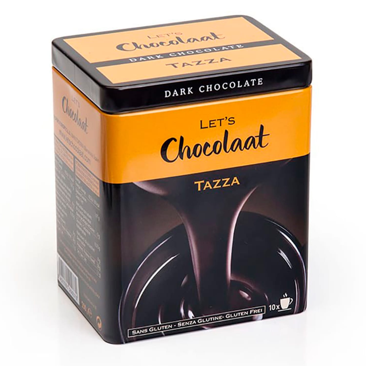 Chocolate a la taza negro - lata premium 10 sobres