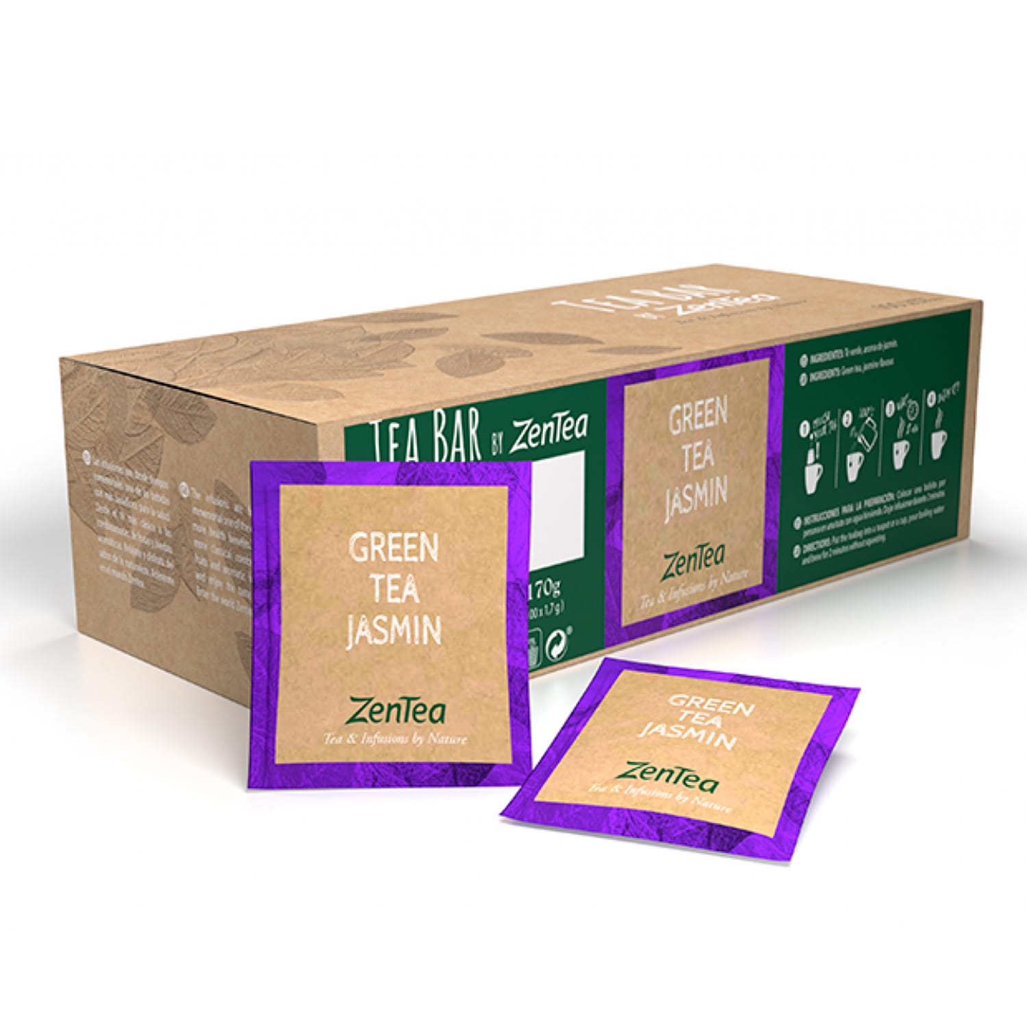 Green Tea Jasmin marca Zentea