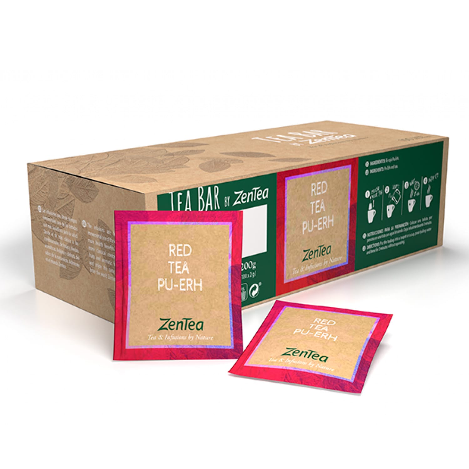 Te Red Pu-Erh marca Zentea